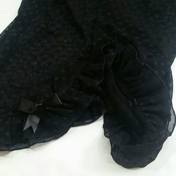 Victoria's Secret Lingerie Black Hearts - Picture 8 of 8